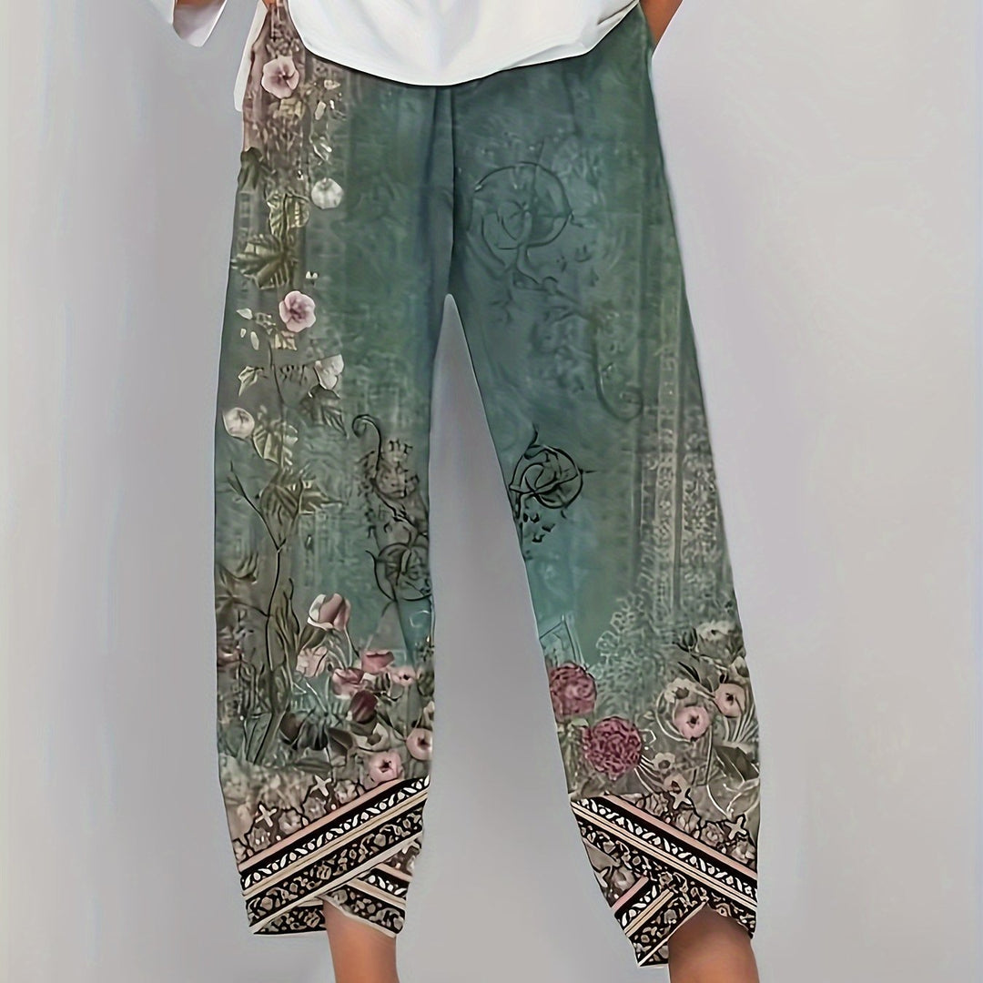 Meredith | Botanische Cropped Broeken