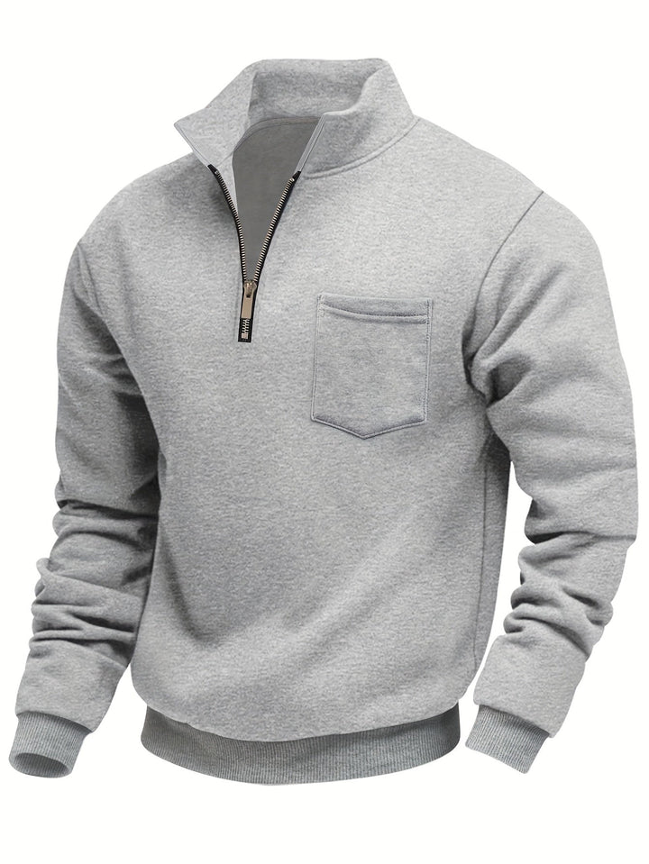 Emmett | Verfijnde Half-Zip Pullover