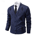 Weston | Verfijnde Argyle Cardigan