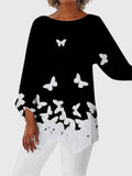 Kathleen | Shimmer Butterfly Lange Mouwen Top