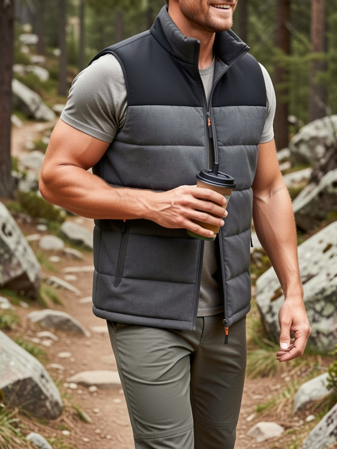 Alden | Geïsoleerd Staande Kraag Vest