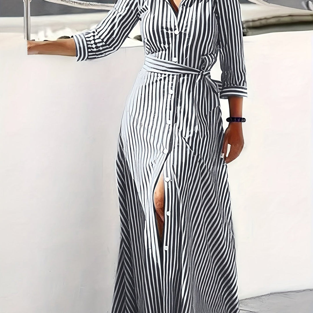 Meredith | Geknoopte Maxi Jurk