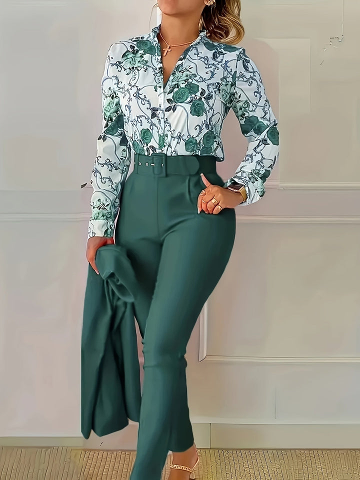 Susanna | Elegante Bloemige Twee-Piece Set