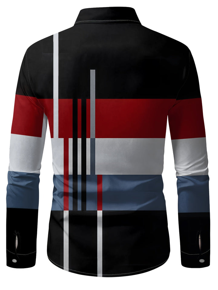 Rueben | Kleurblok Langsleeve Shirt