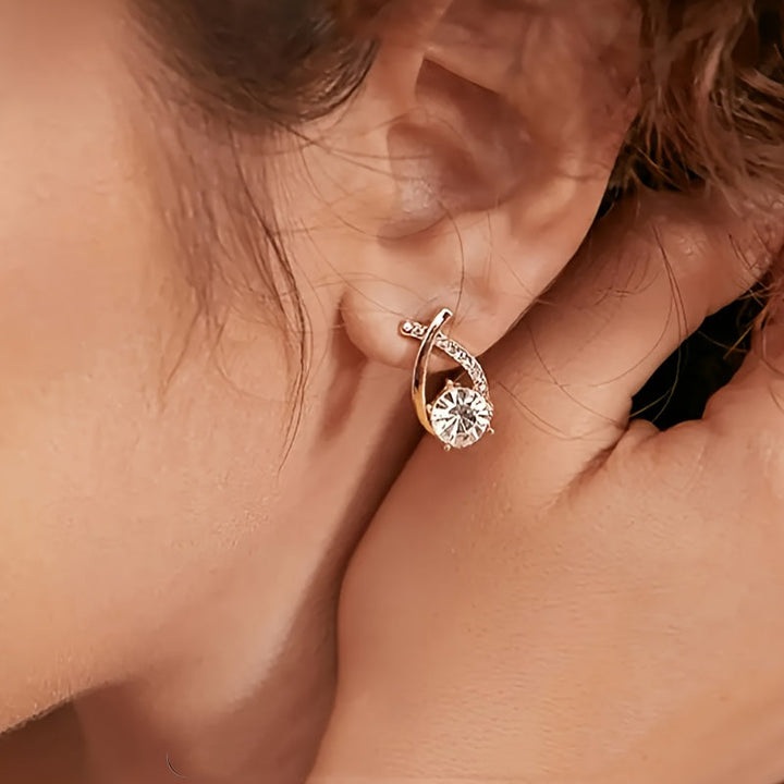 Cheryl | Stijlvolle Stud Oorbellen van Cubic Zirconia
