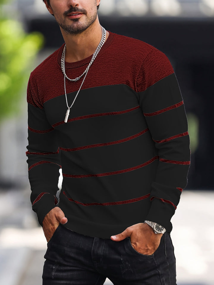 Henry | Gestreepte Crew Neck Trui