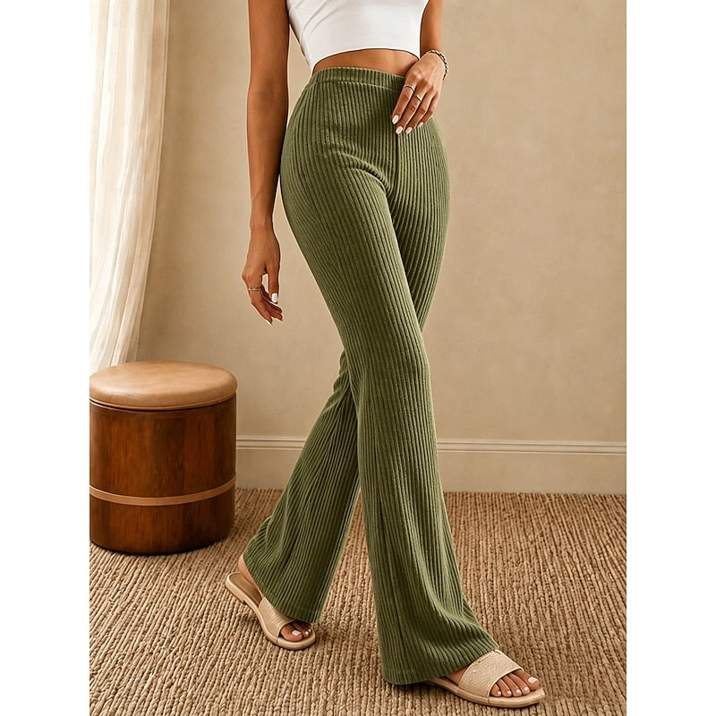 Delaney | Elegante Hoge Taille Flared Broek