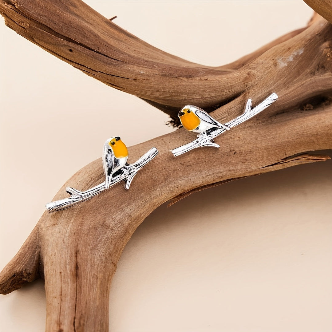 Karen | Elegante Minimalistische Vogel Oorbellen