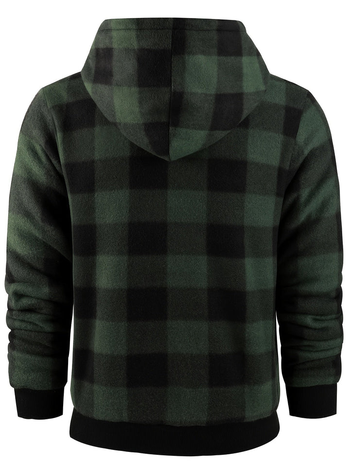 Declan | Gezellige Hooded Zip-Up Jacket