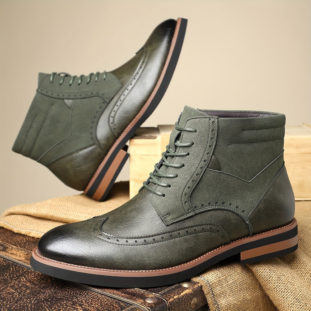 Roland | Classic Wingtip Enkellaarzen