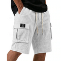 Landon | Textured Cargo Shorts
