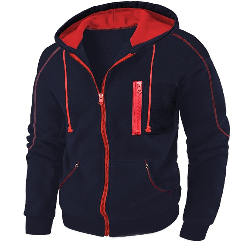 Dorian | Volledige Rits Hoodie Jas