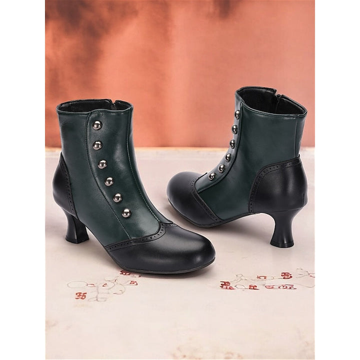 Prudence | Vintage Geknoopte Enkellaarsjes