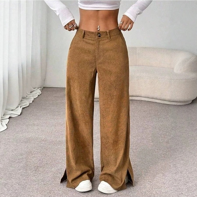 Rebecca | Hoge Taille Wijde Pantalon