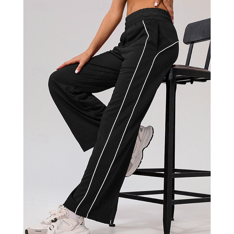 Maisie | Ontspannen Joggingbroek met Zijstreep