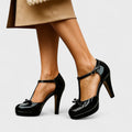 Marilyn | Elegante T-Strap Hakken