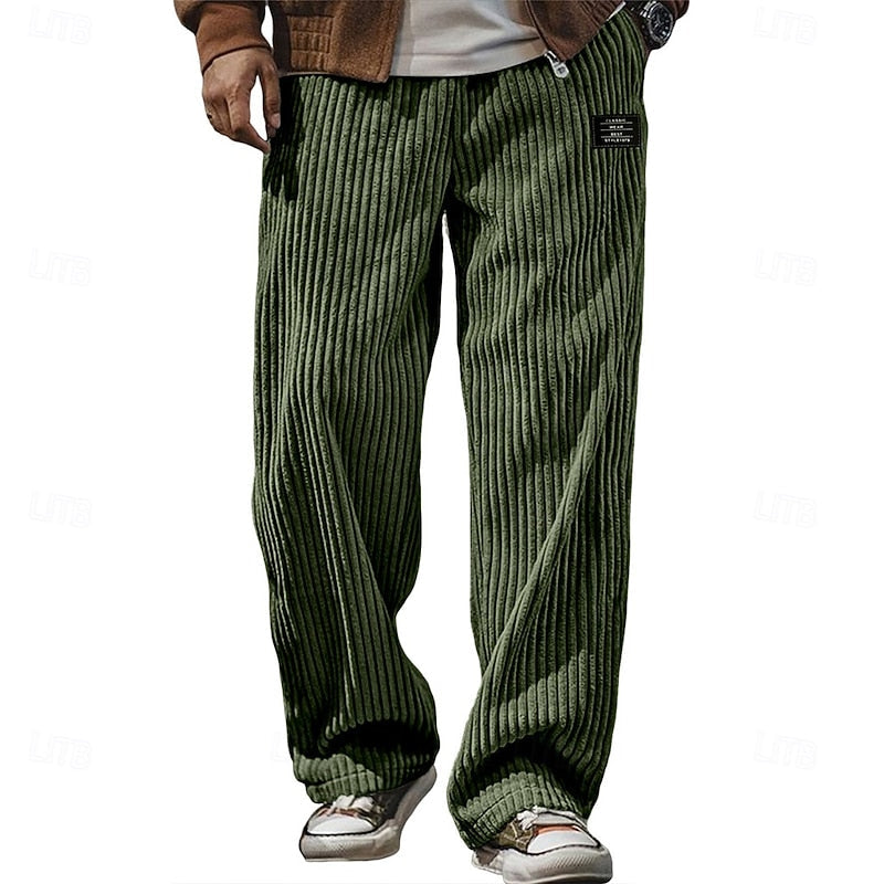 Bryson | Ontspannen Ribbels Wijde-Pantalon