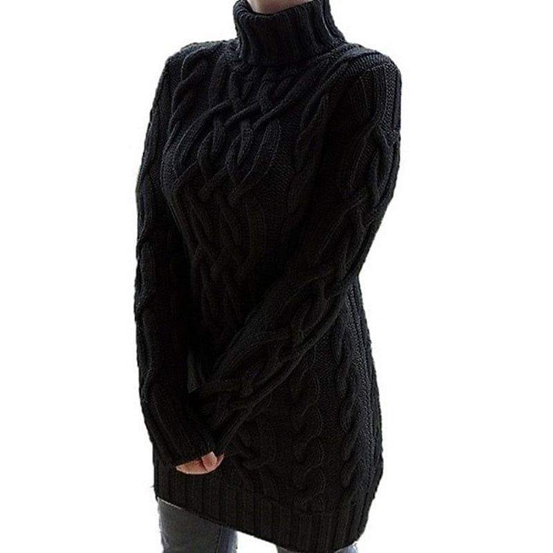 Thea | Kabeltextuur Coltrui Jurk