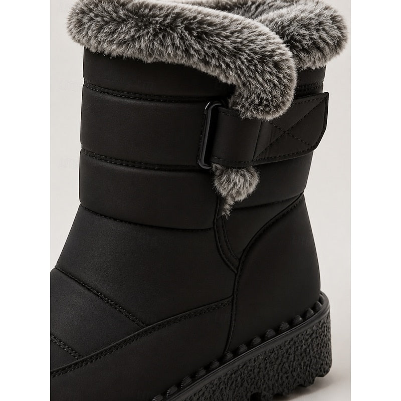 Greta | Gezellige Winter Snowboots met Bontafwerking