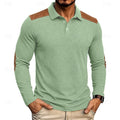 Bennett | Textured Colour Block Polo Shirt