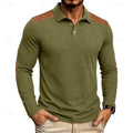 Bennett | Textured Colour Block Polo Shirt