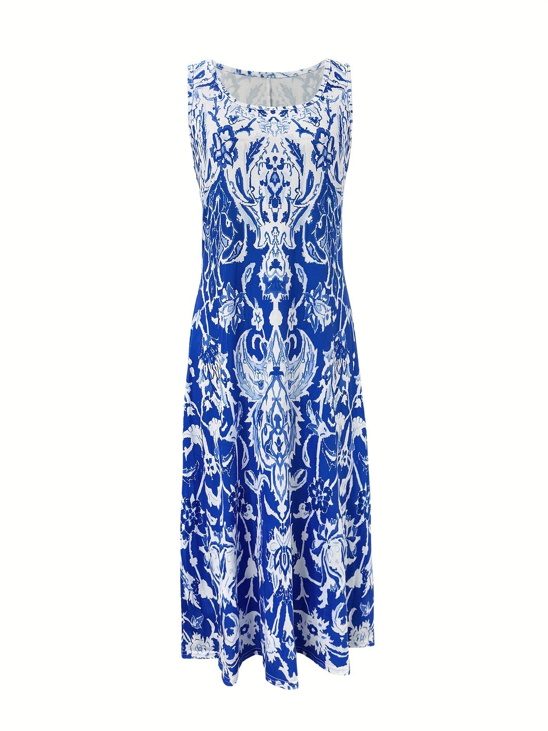 Odette | Vloeiende Bloemen Maxi Jurk