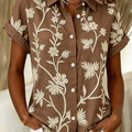 Regina | Botanische Print Shirt