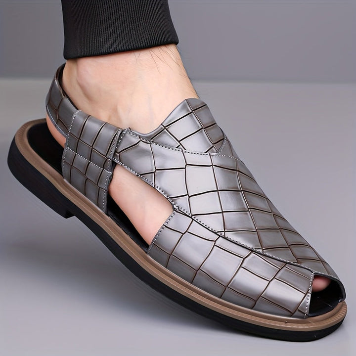Malcolm | Geweven-Stijl Comfort Sandalen