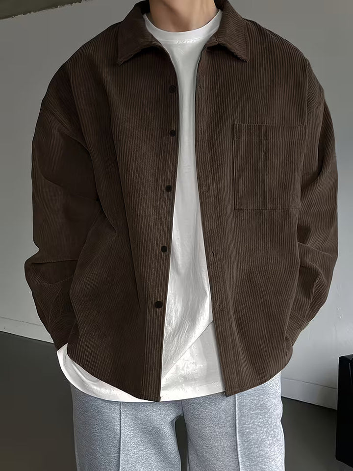 Jonas | Casual Lange Mouwen Corduroy Jacket