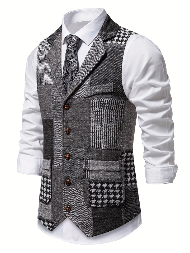 Tobias | Patchwork Op maat Gemaakt Vest