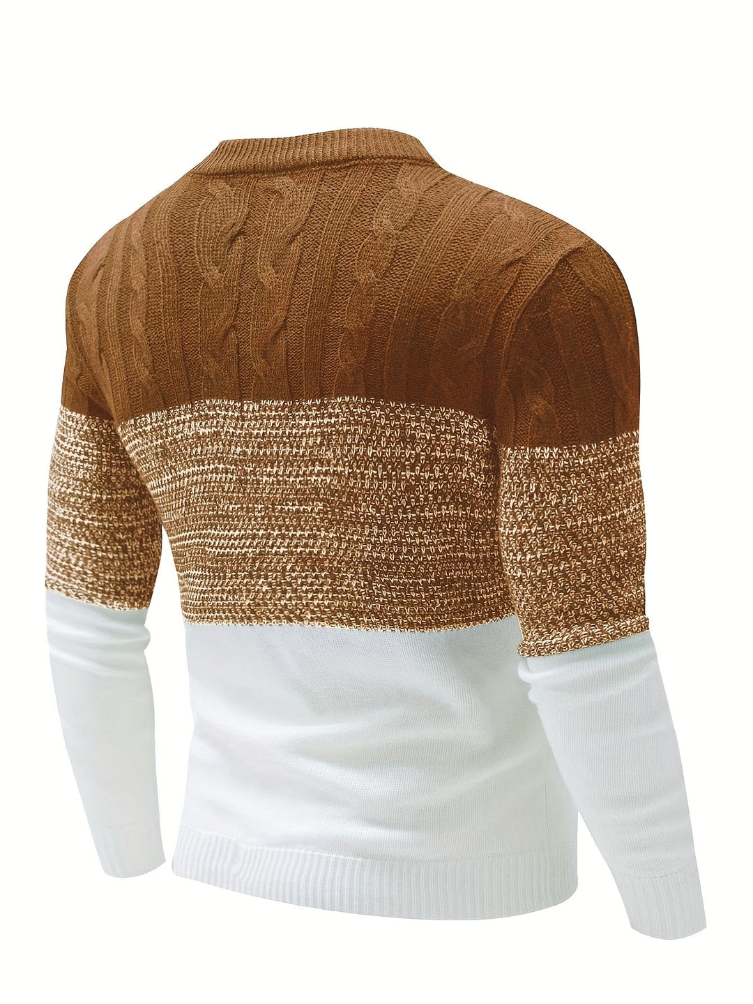 Graham | Kleur-Block Crew Neck Trui