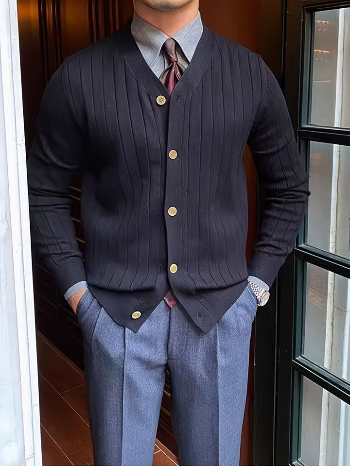 Oliver | Klassieke Knopen-Cardigan