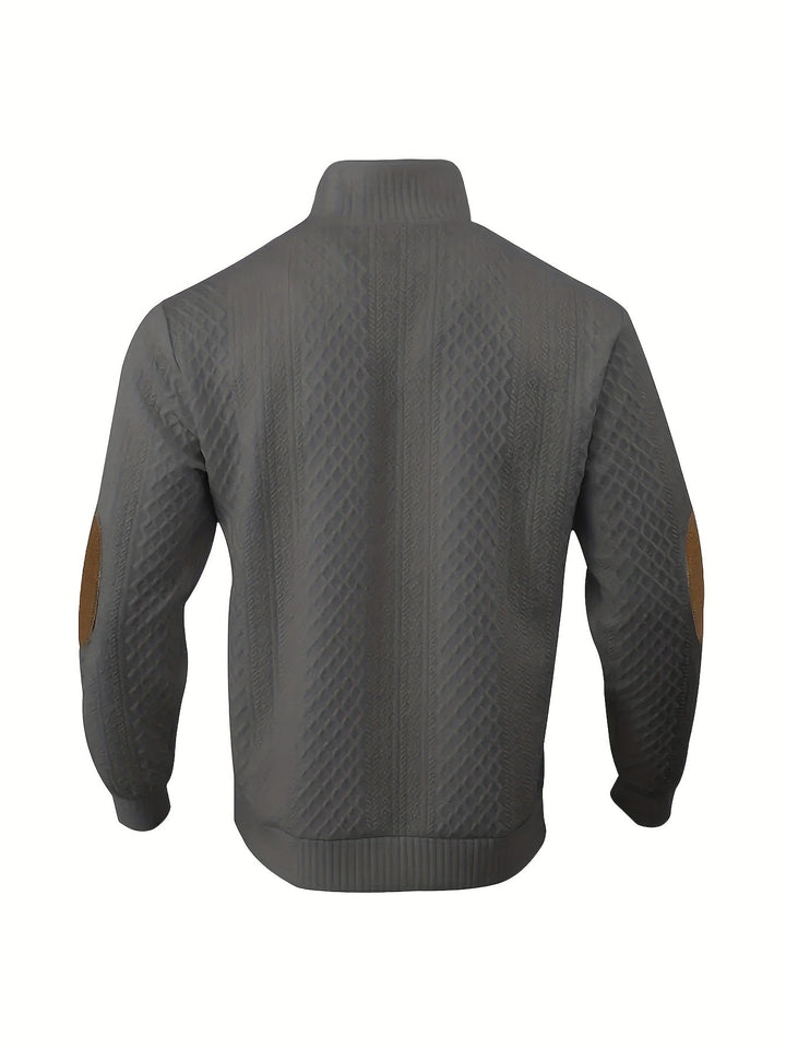 Lorenzo | Textured Stand-Collar Sweater