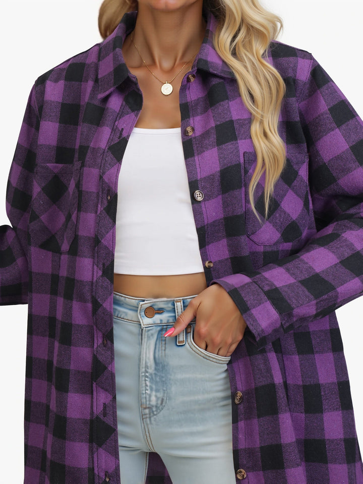 Everly | Ontspannen Buffalo Check Shirt