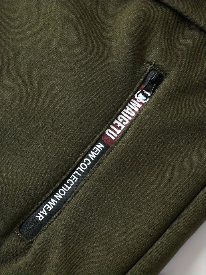 Russell | Gezellige Hooded Zip-Up Jas