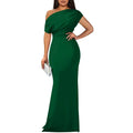 Roos | Elegante Off-Shoulder Avondjurk