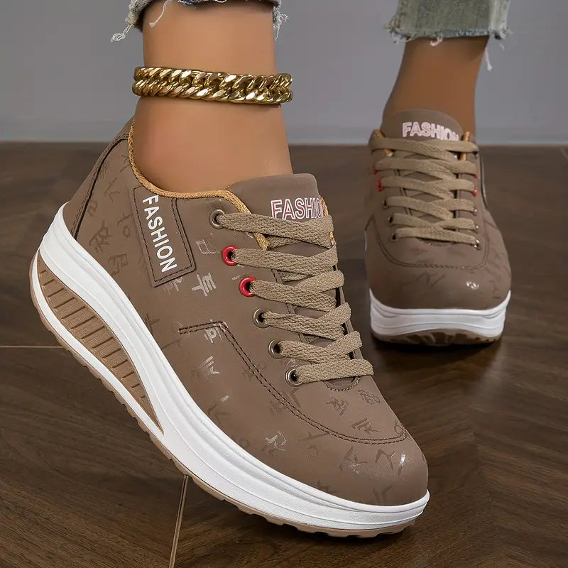 Rhonda | Gevoerde Platform Sneakers