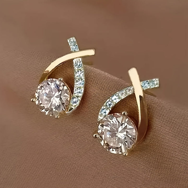 Cheryl | Stijlvolle Stud Oorbellen van Cubic Zirconia