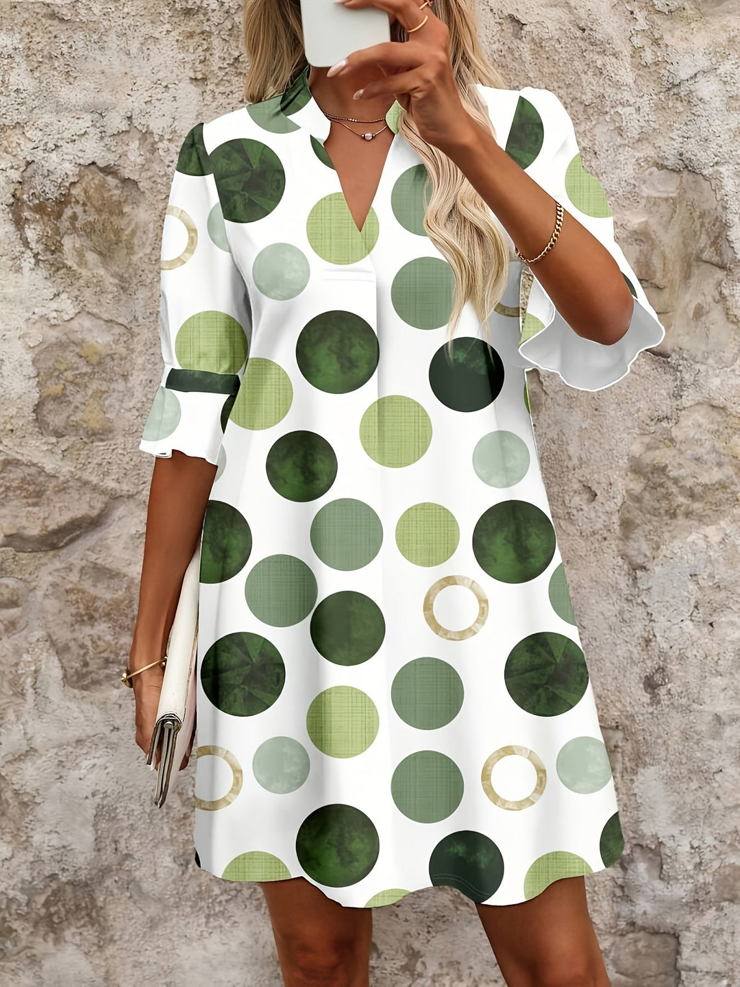 Adele | Speelse Polkadot Mini Jurk