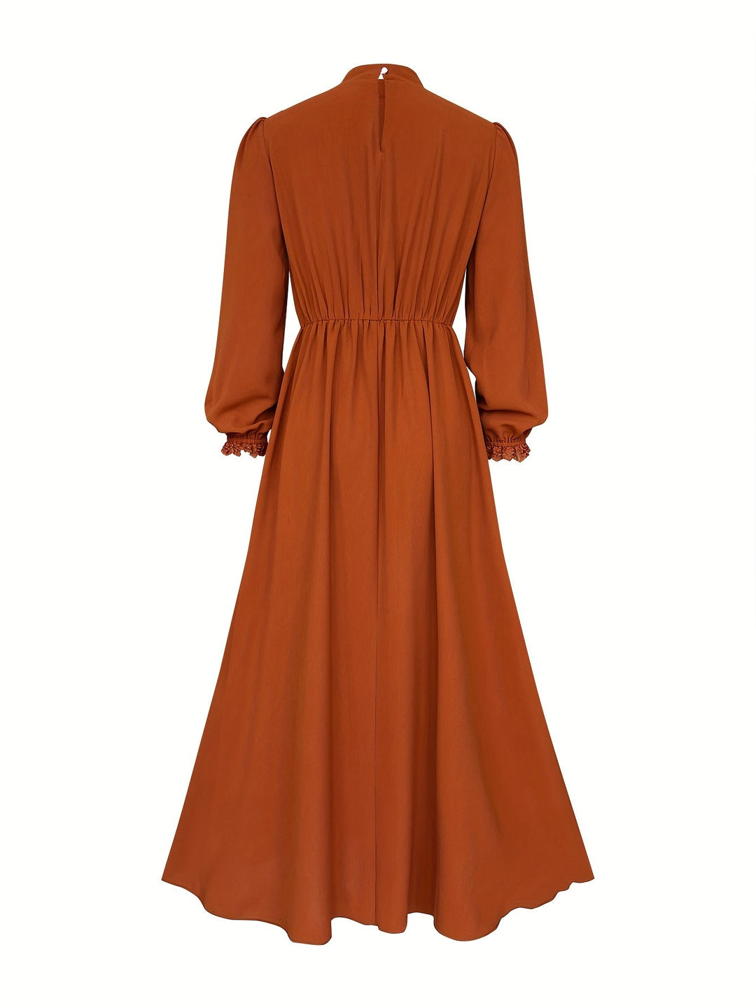 Emmeline | Vintage Plissé Maxi Jurk