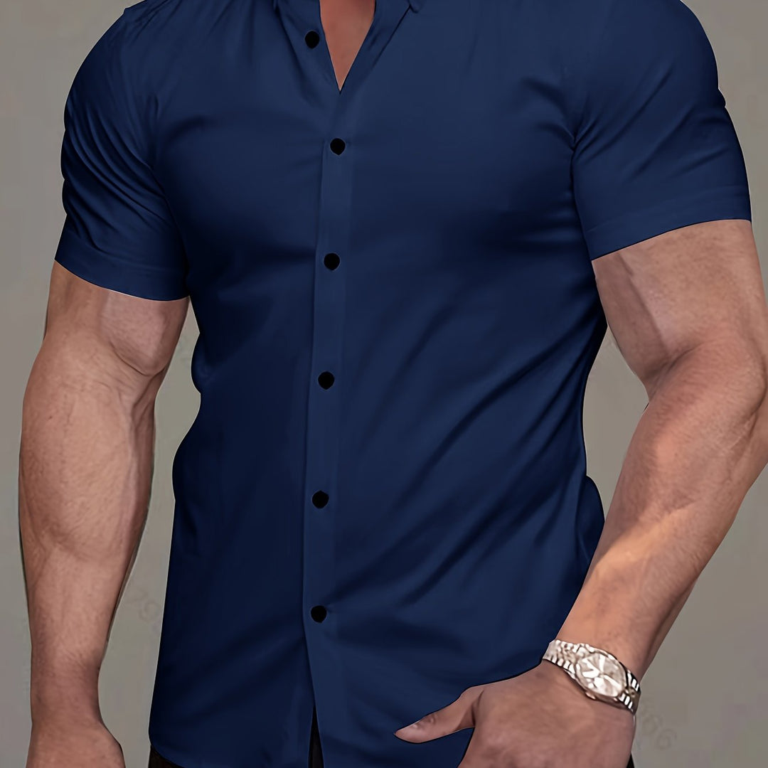 Weston | Verfijnde Korte Mouwen Shirt