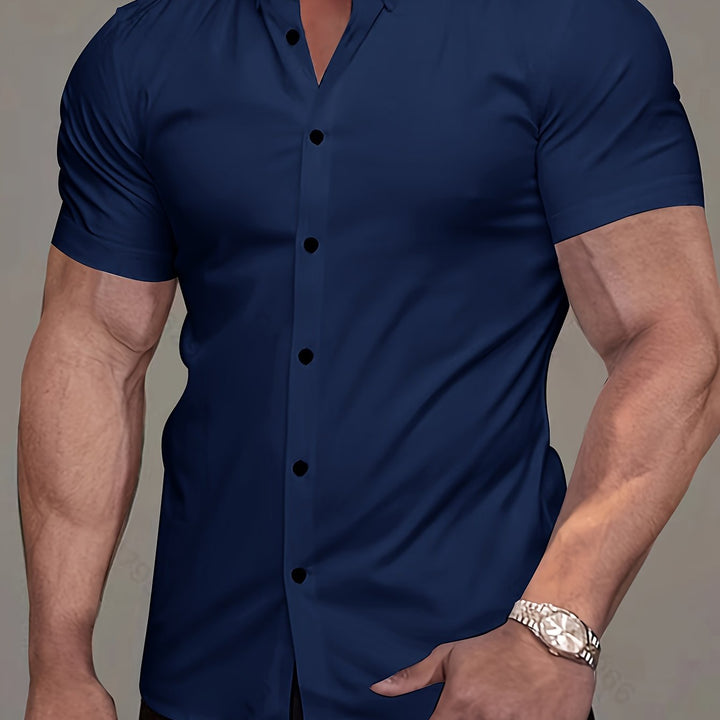 Weston | Verfijnde Korte Mouwen Shirt