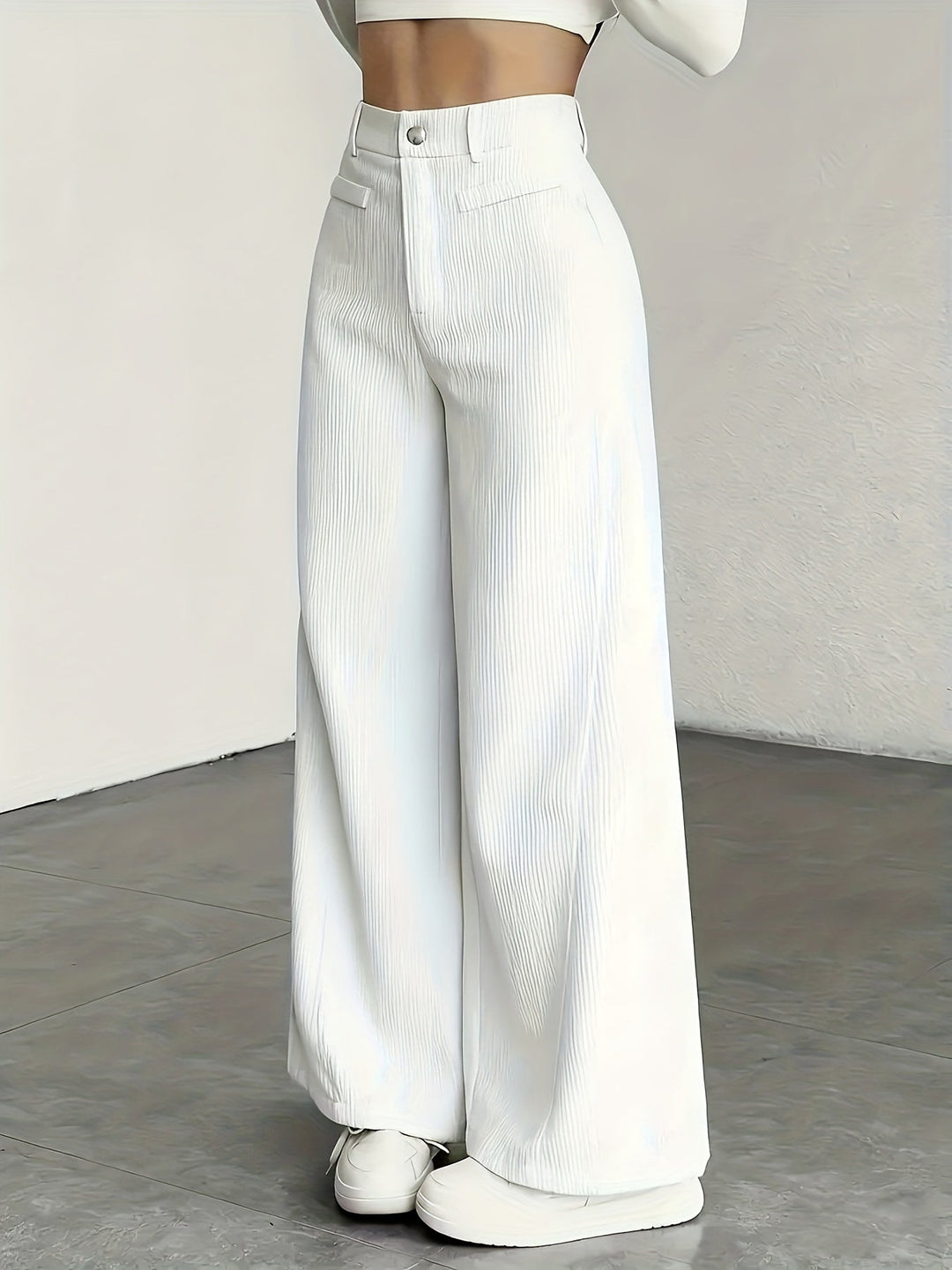 Kimberly | Hoge Taille Wijde Pantalon