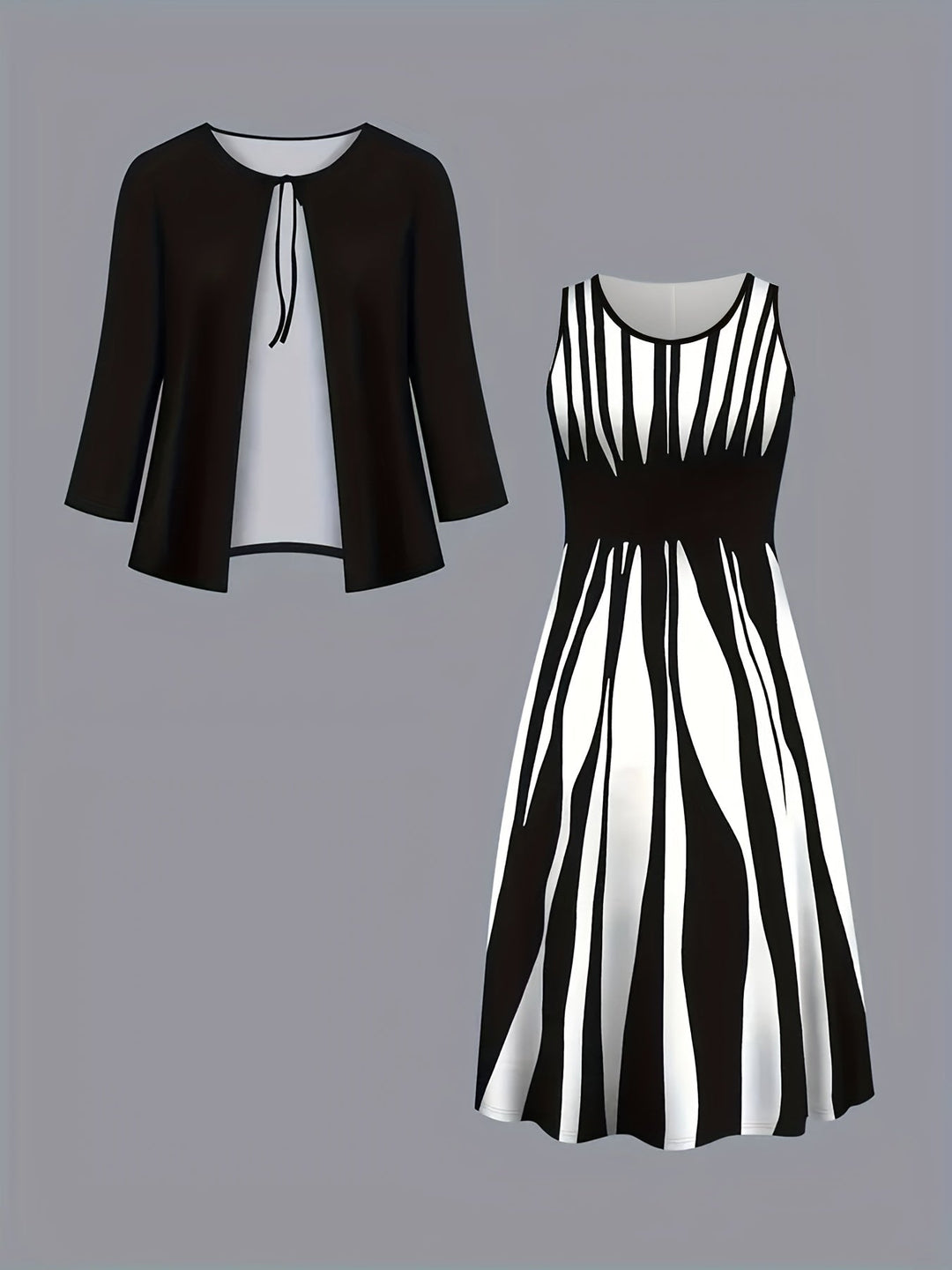 Ivy | Twee-delige Elegante Jurk Set