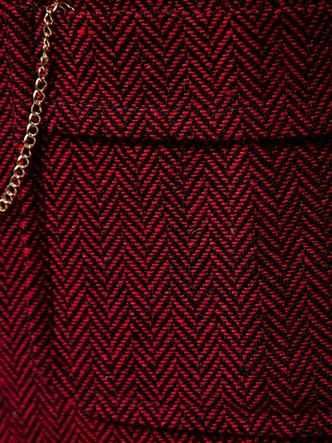 Edmund | Haringbone Effen Gilet