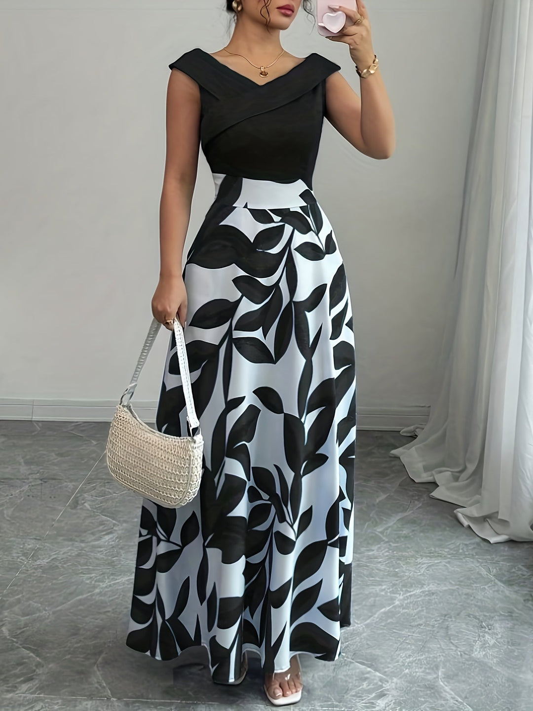 Lucille | Elegante Bloemen Maxi Jurk