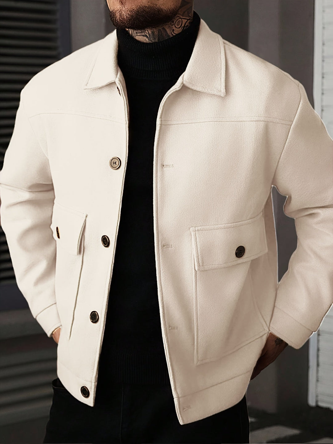 Donovan | Gestructureerde Utility Jacket