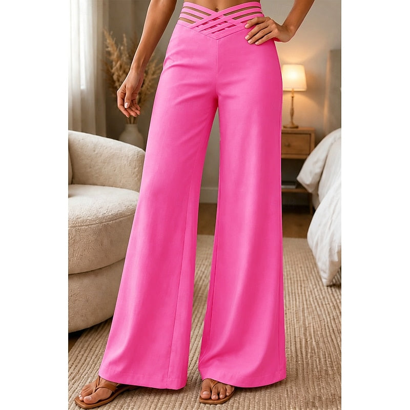 Priscilla | Hoge Taille Wijde Pantalon