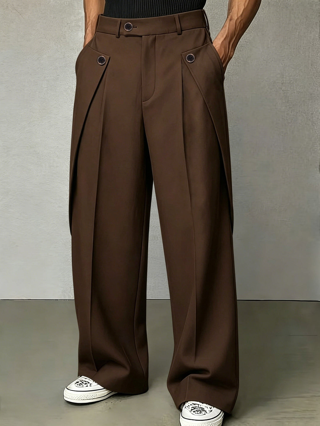 Hudson | Geplooide Wijde Pantalon