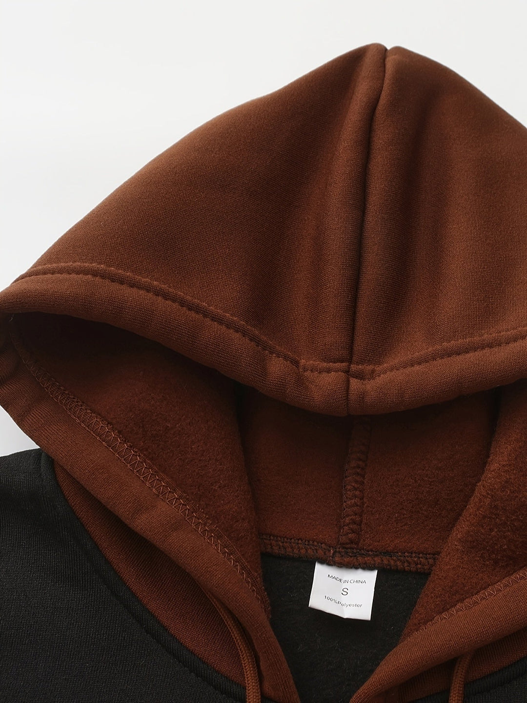 Cedric | Kleurblok Zip-Up Hoodie